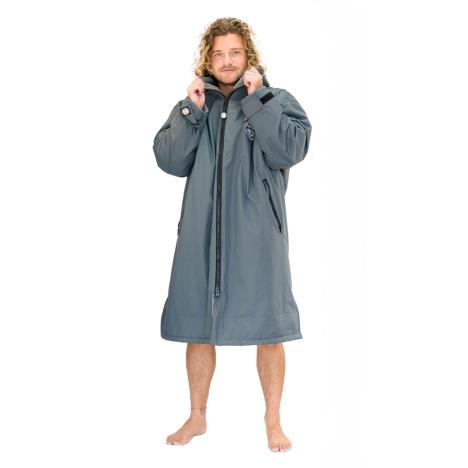 FatStick Weatherproof Fleeced Dry Changing Robe - Grey £99.00
